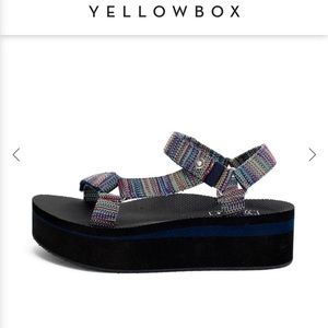 YellowBox platform sandals